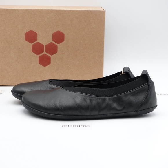 Vivo barefoot Shoes - NEW VivoBarefoot Women's Opanka Ballerina Flats 201470-01 Obsidian